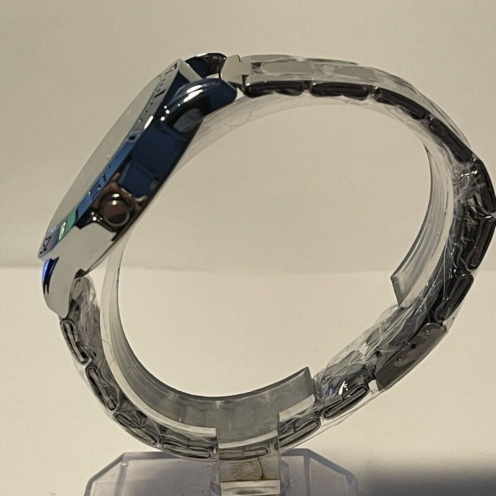 PHILADELPHIA EAGLES NFL Team Logo Unisex Stainless-Steel Silver Men's Watch NEW - Picture 4 of 9